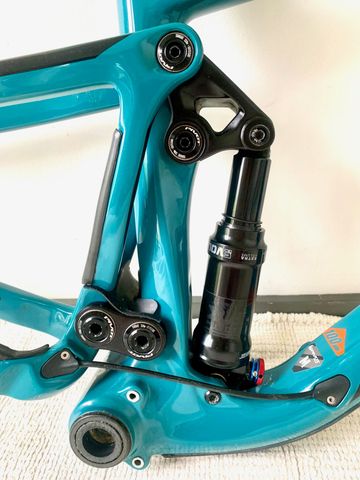 Used Pivot Mach 4 SL Frame 2021 Frameset 2021 Mountainbike, Green, 29 — image 2 of 13