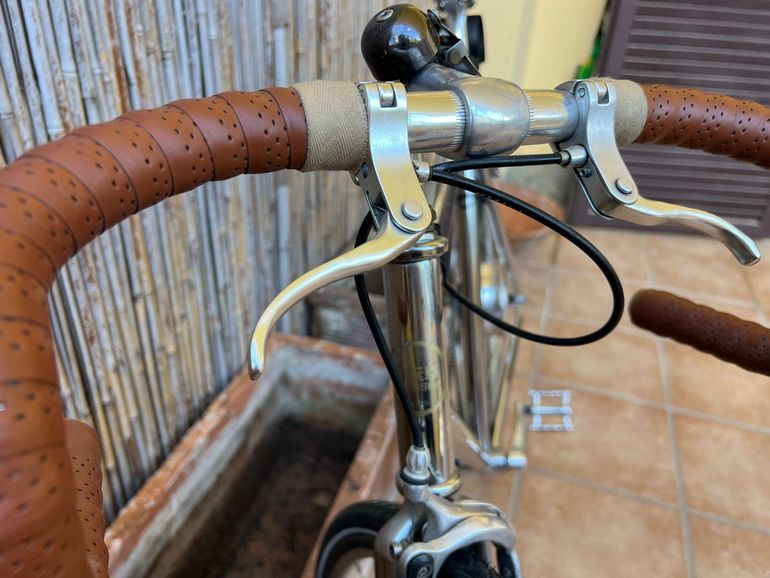 Used Bici vintage acciaio Jitensha  motore all in one Bici vintage acciaio Jitensha  motore all in one Custom Urban, Light Gray — image 5 of 6
