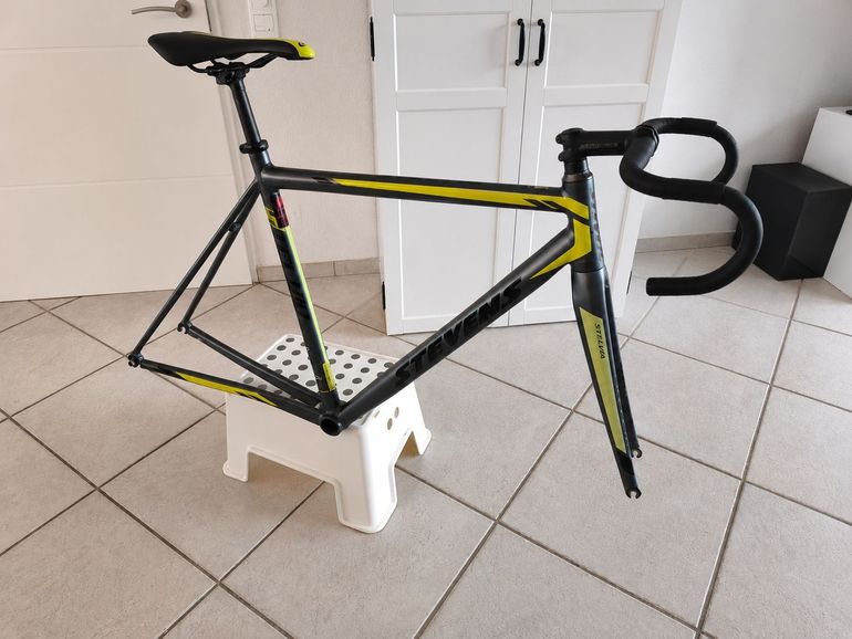 Used Stevens Stelvio Frameset 2019 Road & Gravel, Light Gray — image 1 of 9
