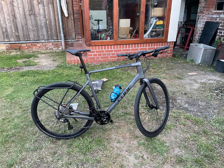 Used CUBE NULANE C:62 SLT 2023 2023 Road & Gravel, Light Gray — image 1 of 6