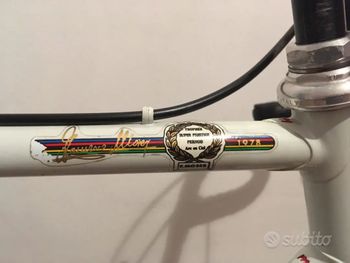 Used Francesco Moser Francesco Moser Custom Campagnolo Super Record 1978 Road & Gravel, White — image 3 of 6