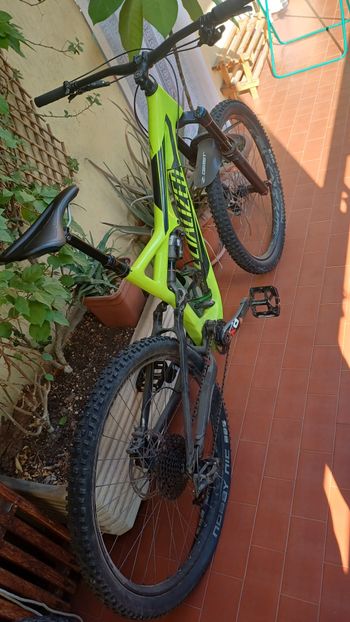 Used Specialized Stumpjumper FSR Comp Carbon 650b 2017 2017 Mountainbike, Grün, 27.5 — image 3 of 5