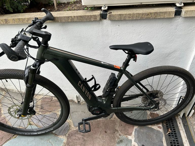 Used Canyon Pathlite:ON Shimano Deore XT 2021 Mountainbike, Green — image 2 of 11