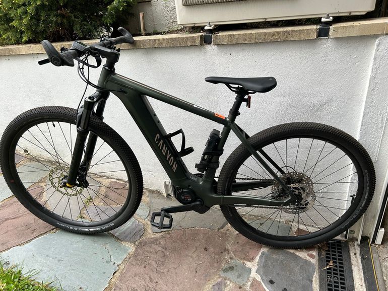 Used Canyon Pathlite:ON Shimano Deore XT 2021 Mountainbike, Green — image 4 of 11