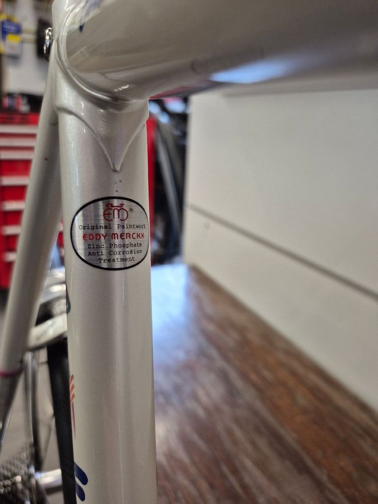 Used Eddy Merckx Eddy Merckx Custom Shimano Dura Ace 1998 Road & Gravel, Weiß — image 5 of 10