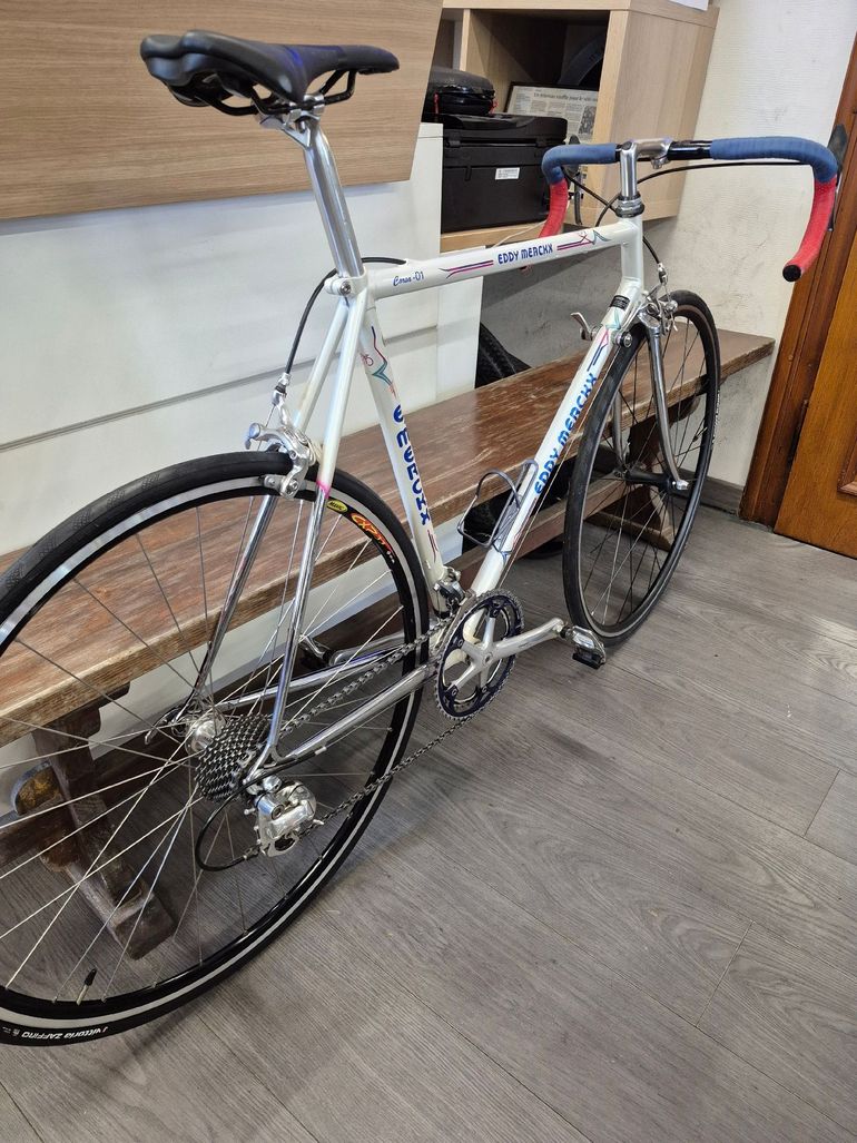 Used Eddy Merckx Eddy Merckx Custom Shimano Dura Ace 1998 Road & Gravel, Weiß — image 3 of 10