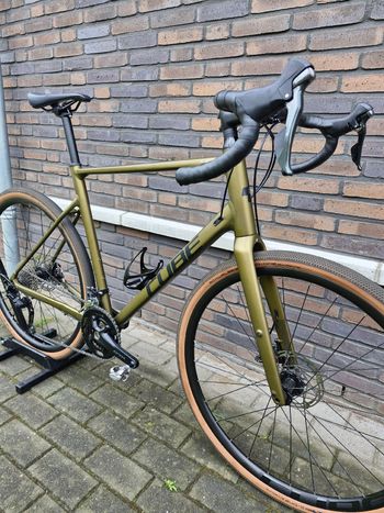 Used CUBE NUROAD PRO 2023 2023 Road & Gravel, Green — image 2 of 15