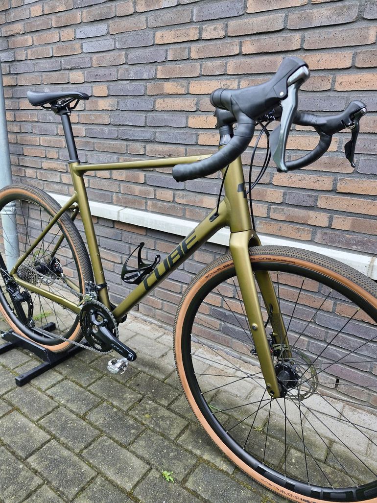 Used CUBE NUROAD PRO 2023 2023 Road & Gravel, Green — image 2 of 15
