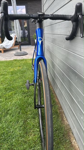 Used Pinarello X9 Shimano Ultegra DI2-2025 Met Dura Ace Cranktsel 54-40 2025 Road & Gravel, Blue — image 6 of 11