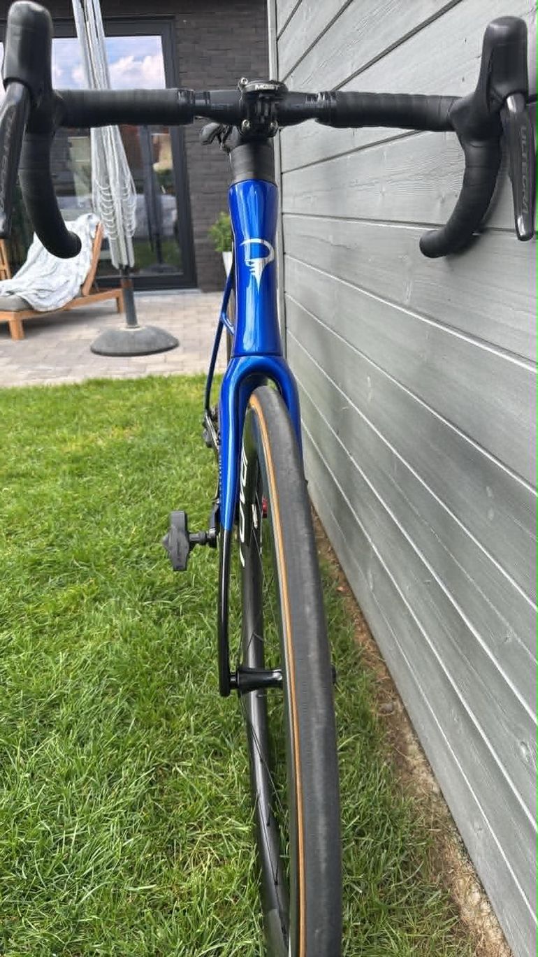 Used Pinarello X9 Shimano Ultegra DI2-2025 Met Dura Ace Cranktsel 54-40 2025 Road & Gravel, Blue — image 6 of 11