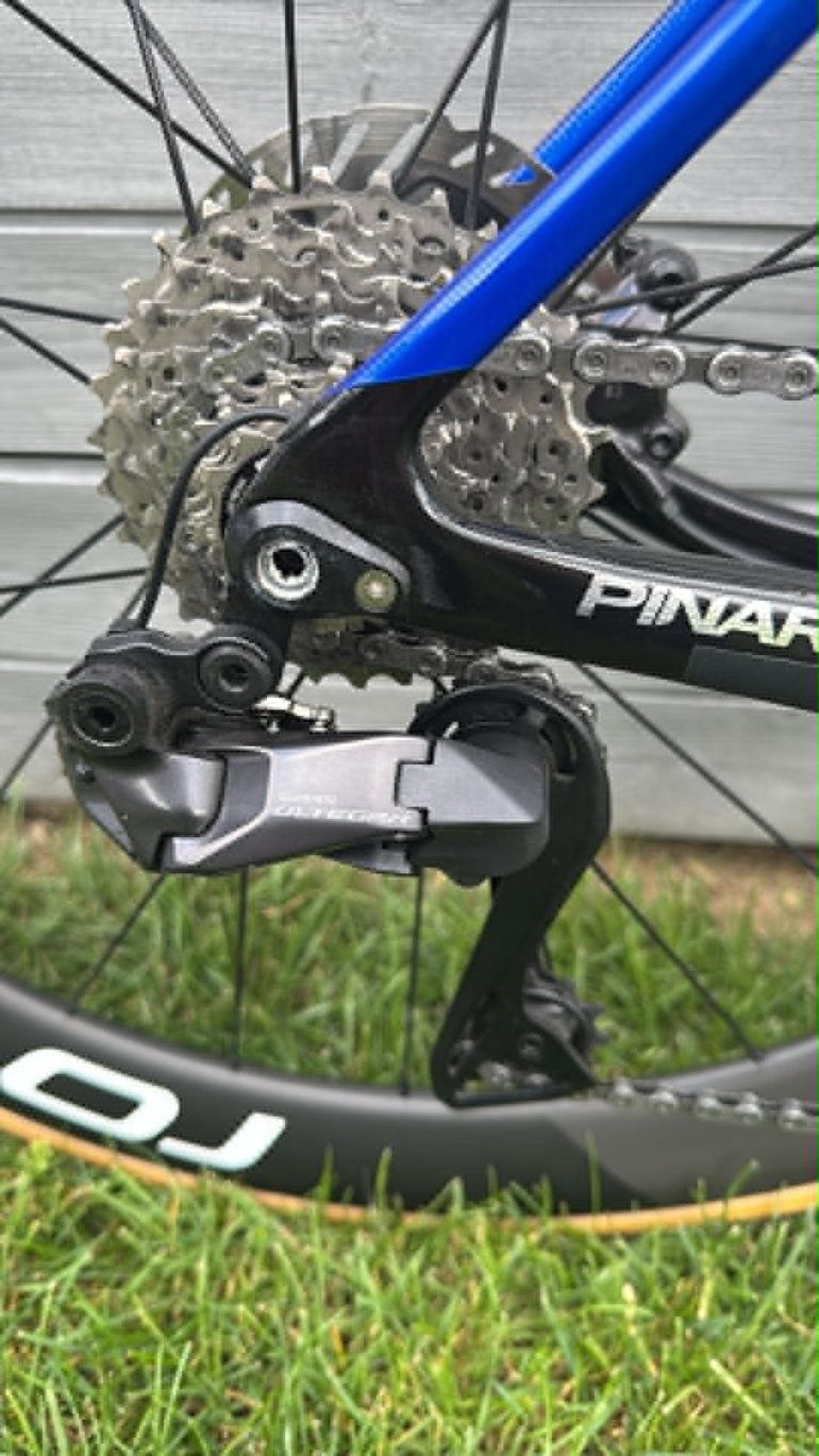 Used Pinarello X9 Shimano Ultegra DI2-2025 Met Dura Ace Cranktsel 54-40 2025 Road & Gravel, Blue — image 2 of 11