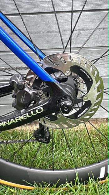 Used Pinarello X9 Shimano Ultegra DI2-2025 Met Dura Ace Cranktsel 54-40 2025 Road & Gravel, Blue — image 11 of 11