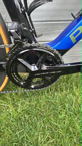 Used Pinarello X9 Shimano Ultegra DI2-2025 Met Dura Ace Cranktsel 54-40 2025 Road & Gravel, Blue — image 3 of 11