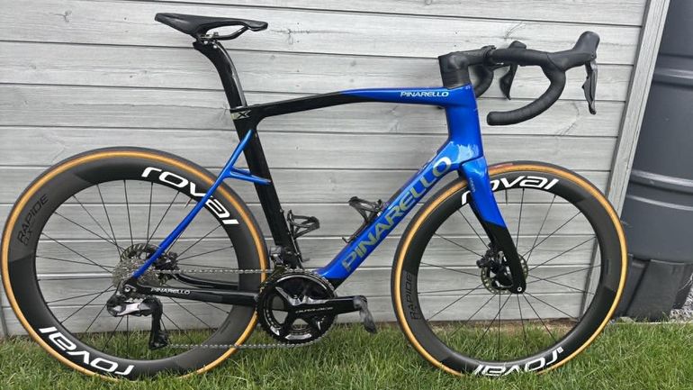 Used Pinarello X9 Shimano Ultegra DI2-2025 Met Dura Ace Cranktsel 54-40 2025 Road & Gravel, Blue — image 1 of 11