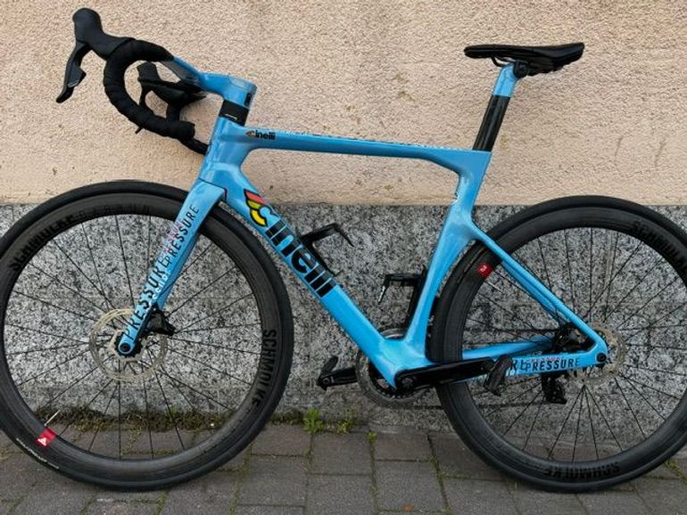 Used Cinelli Cinelli Pressure Team Colpack 2021 Road & Gravel, Blue — image 2 of 4