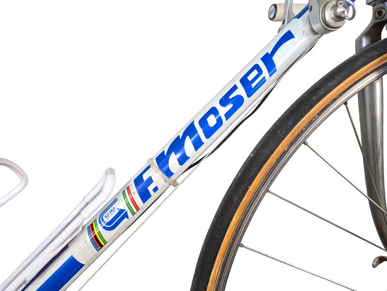 Used Francesco Moser Competizione Campagnolo Delta 1980 Road & Gravel, Blue — image 41 of 50