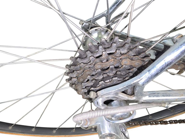 Used Francesco Moser Competizione Campagnolo Delta 1980 Road & Gravel, Blue — image 47 of 50