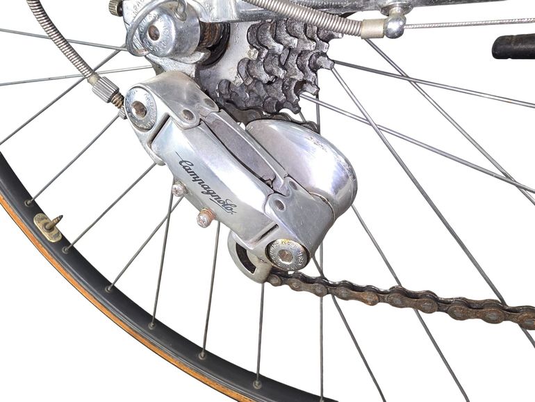 Used Francesco Moser Competizione Campagnolo Delta 1980 Road & Gravel, Blue — image 46 of 50