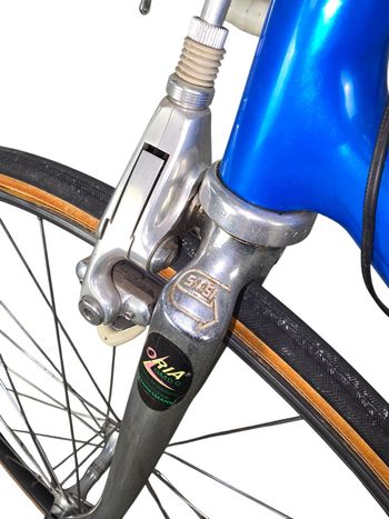 Used Francesco Moser Competizione Campagnolo Delta 1980 Road & Gravel, Blue — image 17 of 50