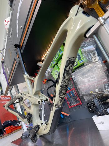 Used GT Force Carbon Frameset 2021 Frameset 2021 Mountainbike, Light Gray, 29 — image 4 of 5