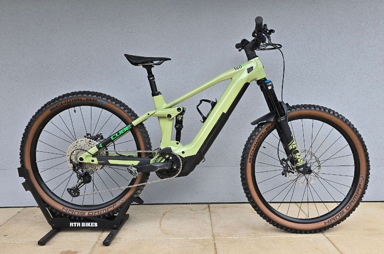 Used CUBE STEREO HYBRID 140 HPC SL 625 2022 Mountainbike, Green — image 1 of 8