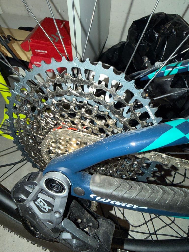 Wilier urta Max slr Custom SRAM GX Eagle AXS 2026 Mountainbike usato, Blu — immagine 11 di 18