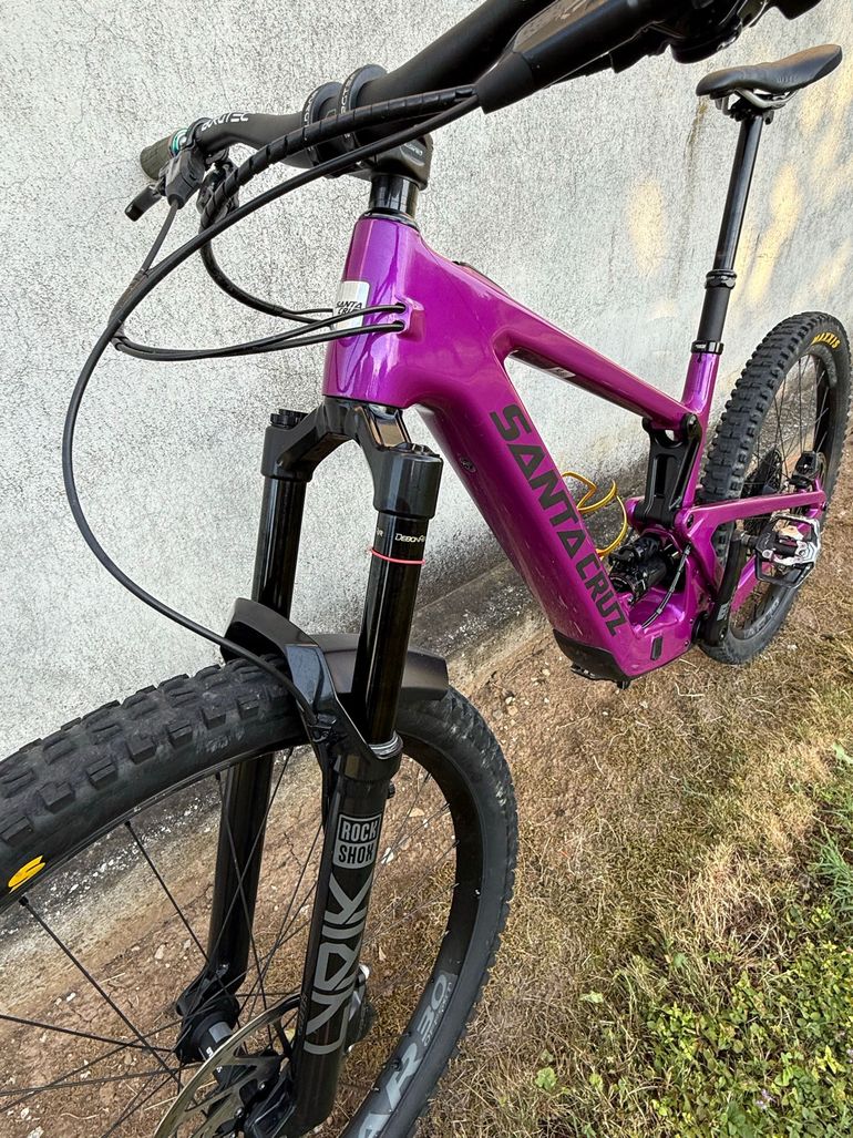 Used Santa Cruz HECKLER S 29 / Carbon C 2024 2024 Mountainbike, Purple, 29, 27.5 — image 3 of 3