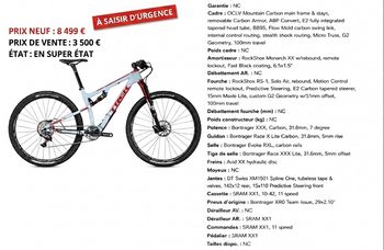 Used Trek Superfly FS 9.9 SL XX1 2015 2015 Mountainbike, Blue, 29 — image 4 of 8