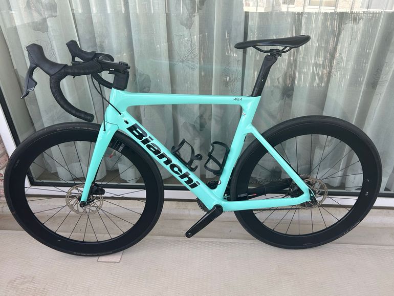 Used Bianchi Aria SRAM Rival eTap AXS 2023 Road & Gravel, Blue — image 1 of 8