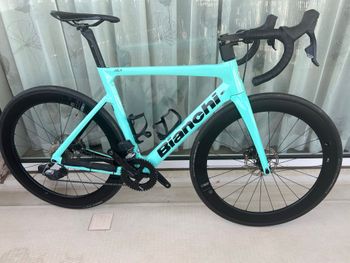 Used Bianchi Aria SRAM Rival eTap AXS 2023 Road & Gravel, Blue — image 7 of 8