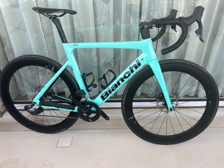 Used Bianchi Aria SRAM Rival eTap AXS 2023 Road & Gravel, Blue — image 7 of 8