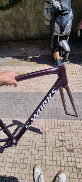 Used Specialized S-Works Tarmac SL8 Frameset - FACT 12r Carbon 2025 Frameset 2025 Road & Gravel, Nero — image 6 of 10