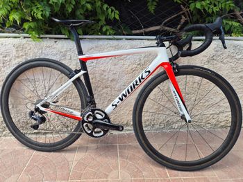 Used Specialized Men's S-Works Tarmac 2018 2018 Road & Gravel, Weiß — image 4 of 4
