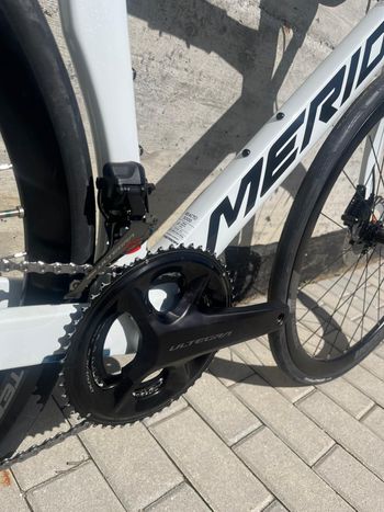 Used Merida Reacto White Ultegra Di2 Vision Team 35 2025 Road & Gravel, White — image 5 of 10