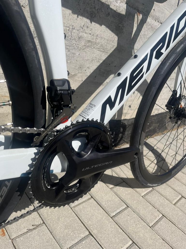 Used Merida Reacto White Ultegra Di2 Vision Team 35 2025 Road & Gravel, White — image 5 of 10