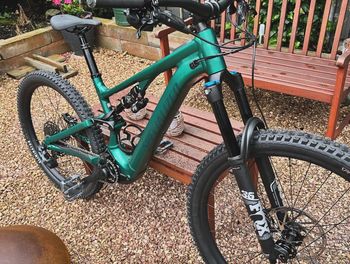 Used Specialized Turbo Levo SL Comp Alloy 2024 2024 Mountainbike, Green — image 4 of 7