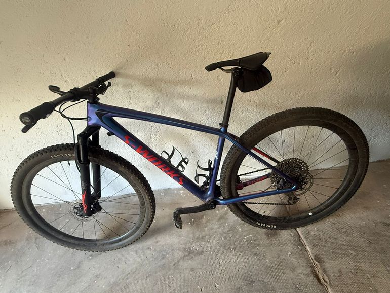 Used Specialized S-Works Epic Hardtail 2019 2019 Mountainbike, Blue, 29 — image 2 of 7