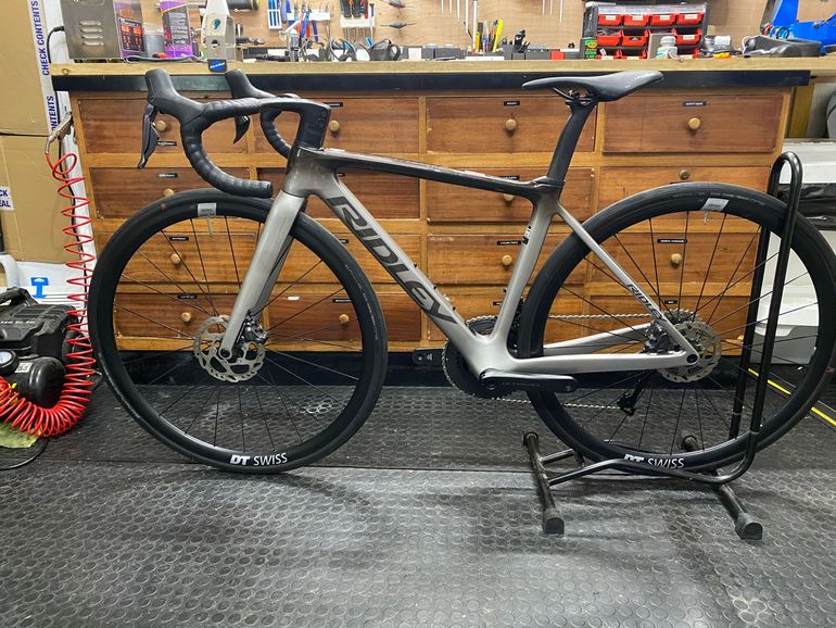 Used Ridley Falcn RS - Shimano Ultegra DI2 2x12sp 2025 2025 Road & Gravel, Light Gray — image 7 of 7