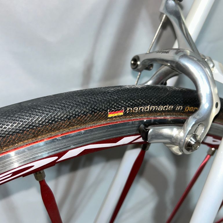 Used Pelizzoli Vintage Steel Road Bike Campagnolo Record Fulcrum 62cm 1993 Road & Gravel, White — image 14 of 29