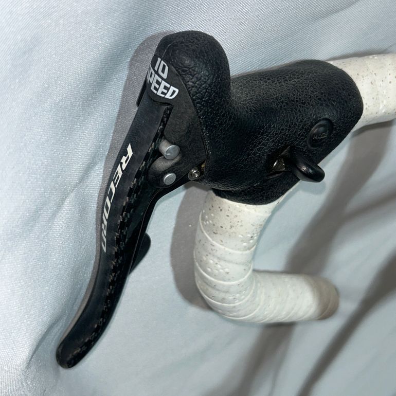 Used Pelizzoli Vintage Steel Road Bike Campagnolo Record Fulcrum 62cm 1993 Road & Gravel, White — image 9 of 29