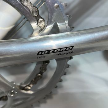 Used Pelizzoli Vintage Steel Road Bike Campagnolo Record Fulcrum 62cm 1993 Road & Gravel, White — image 26 of 29