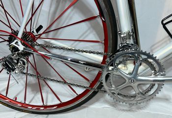 Used Pelizzoli Vintage Steel Road Bike Campagnolo Record Fulcrum 62cm 1993 Road & Gravel, White — image 23 of 29