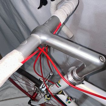 Used Pelizzoli Vintage Steel Road Bike Campagnolo Record Fulcrum 62cm 1993 Road & Gravel, White — image 10 of 29