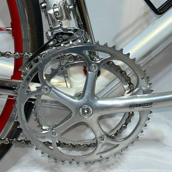 Used Pelizzoli Vintage Steel Road Bike Campagnolo Record Fulcrum 62cm 1993 Road & Gravel, White — image 11 of 29