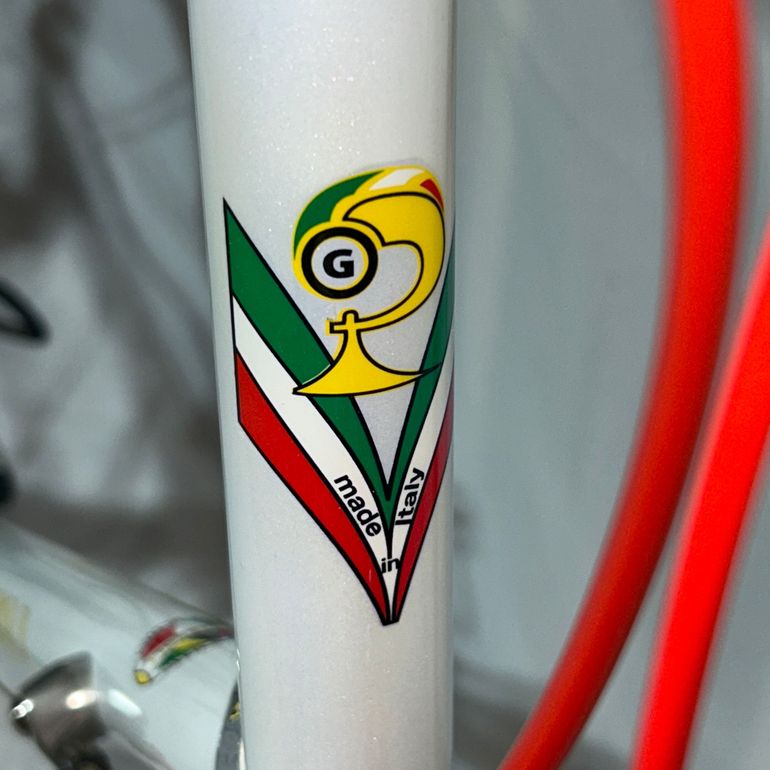Used Pelizzoli Vintage Steel Road Bike Campagnolo Record Fulcrum 62cm 1993 Road & Gravel, White — image 25 of 29