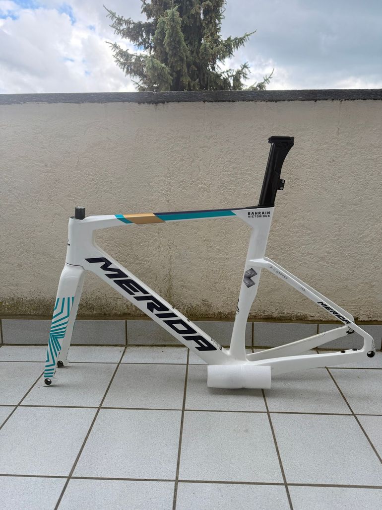 Used Merida REACTO TEAM 2026 Frameset 2026 Road & Gravel, White — image 2 of 4