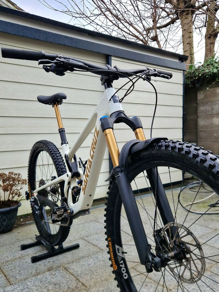 Used Santa Cruz Tallboy R / Carbon C / 29 2021 2021 Mountainbike, White — image 2 of 5
