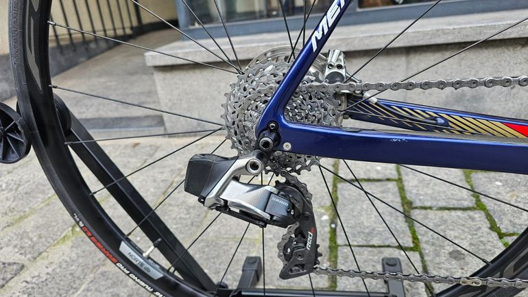 Used Merida Scultura Bahrain Edition Disc Sram Red Etap Axs 2020 Road & Gravel, Blue — image 5 of 17