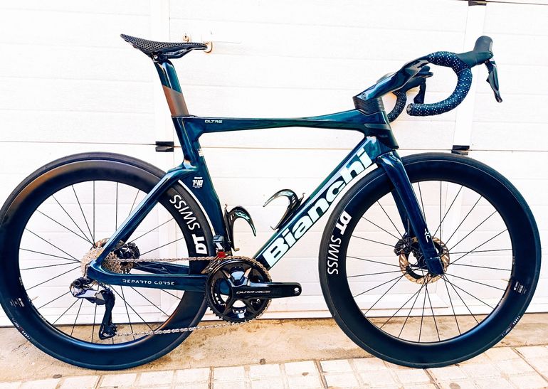 Used BIANCHI OLTRE REPARTO CORSE 140 TH 001 EXCLUSIVO DT SWISS TOPE GAMA BIANCHI OLTRE REPARTO CORSE 140 TH 001 EXCLUSIVO DT SWISS TOPE GAMA Custom Shimano Ultegra Di2 2026 Road & Gravel, Green — image 4 of 25