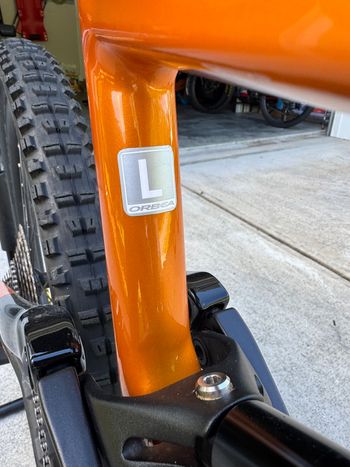 Used Orbea OCCAM H30 2022 2022 Mountainbike, Orange, 29 — image 34 of 34